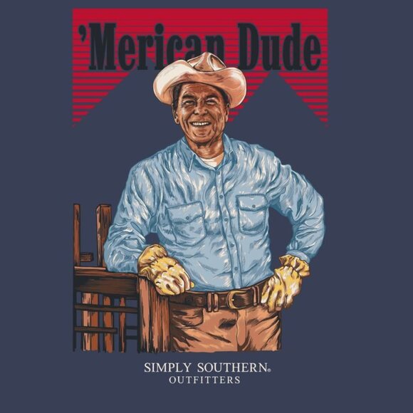 Western 'Merican Dude long sleeve tee - Picture 2 of 4